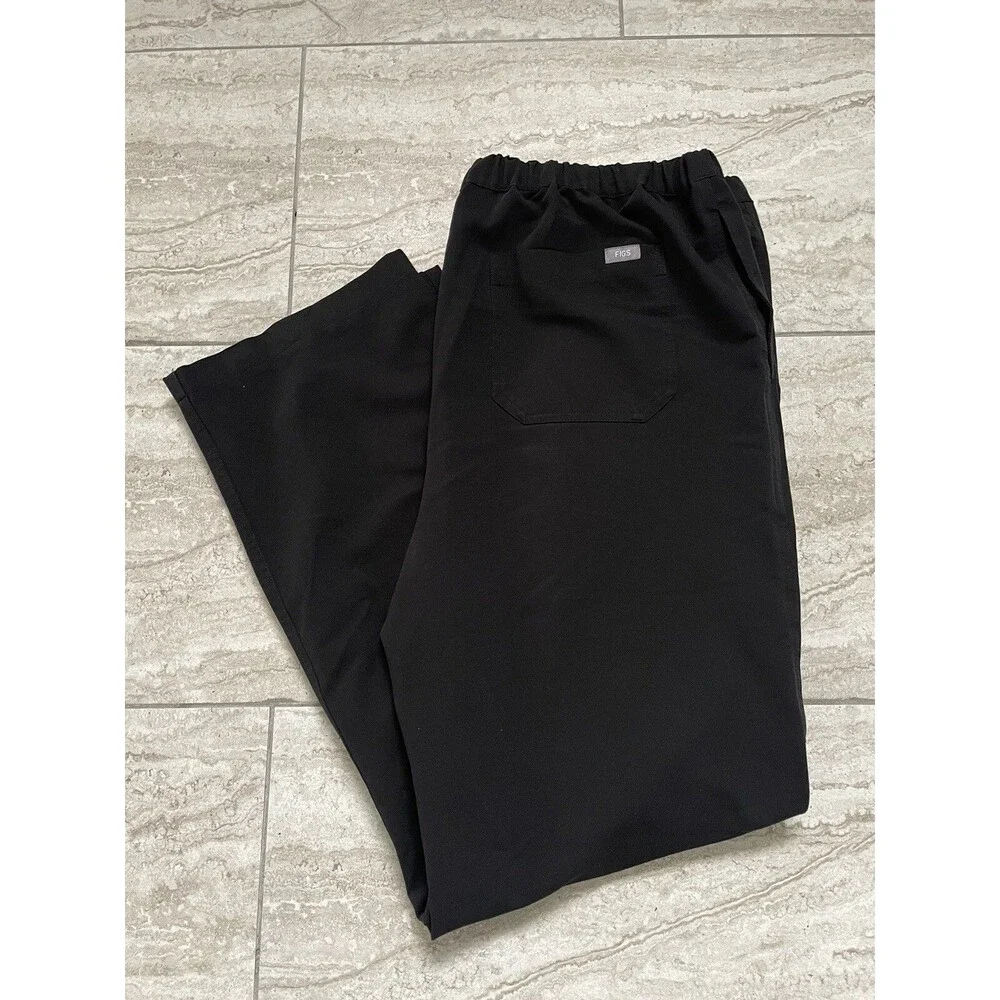 FIGS Pisco Basic Scrub Pants Black FM4500 Size XL